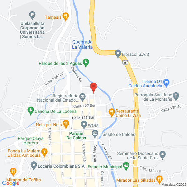 Mapa de Burguesa Burger