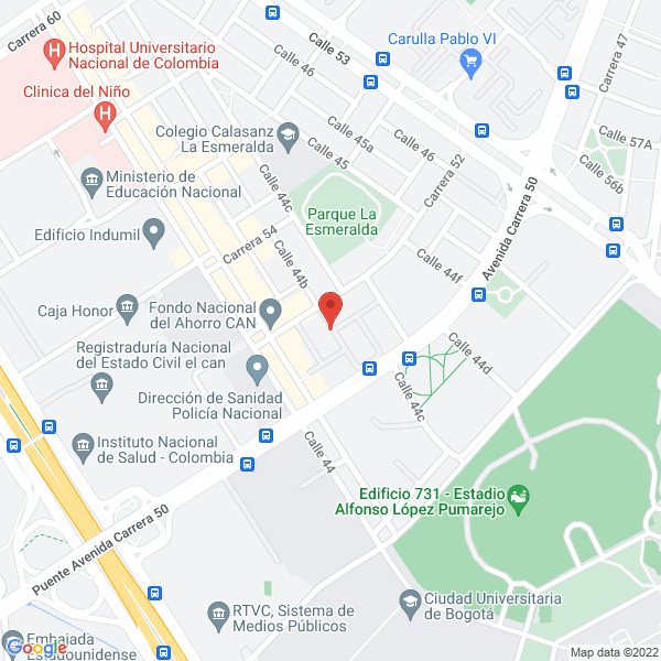 Mapa de C & G Soluciones Empresariales Ltda.