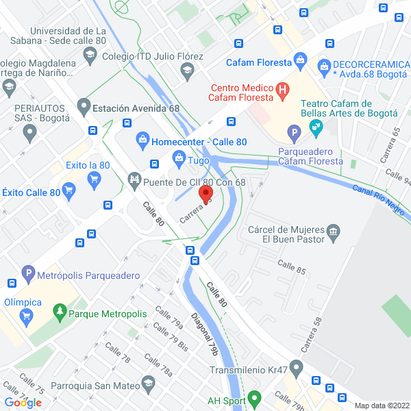 Mapa de Sausalito Eco Herbs S.A.S