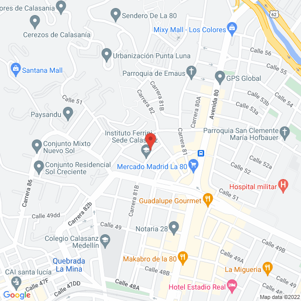 Mapa de C Y B Constructores S.A.S.