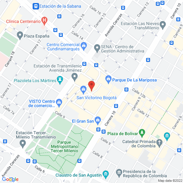 Mapa de Cacharrería Sandra Rodríguez