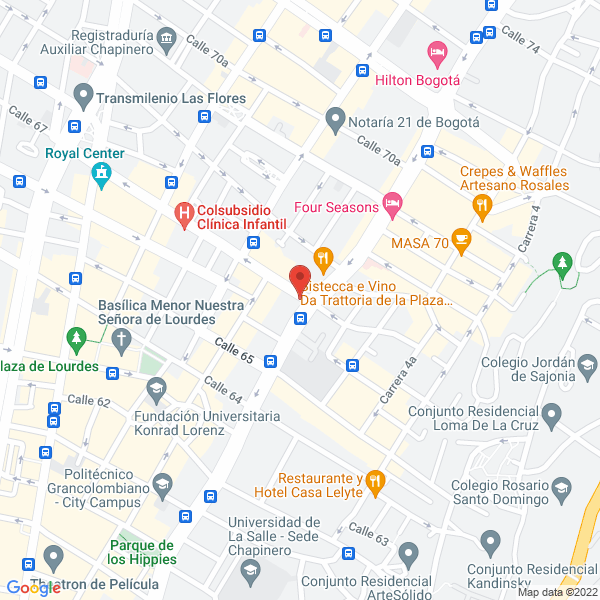 Mapa de Cadena Hispanoamericana De Medios