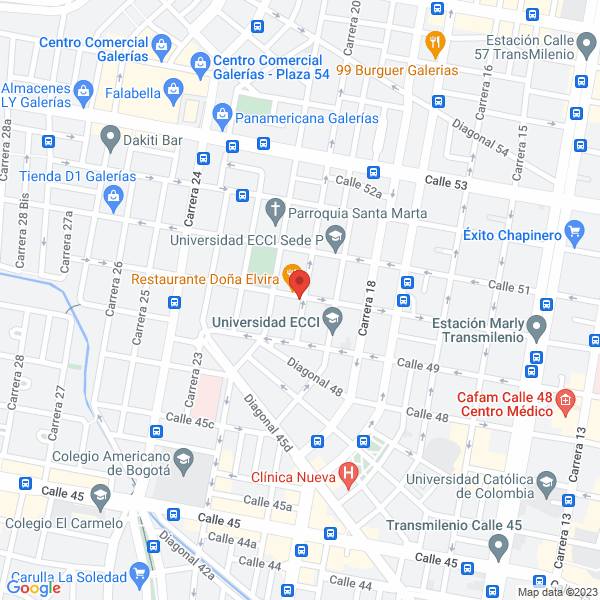 Mapa de Restaurante Donde Chepe