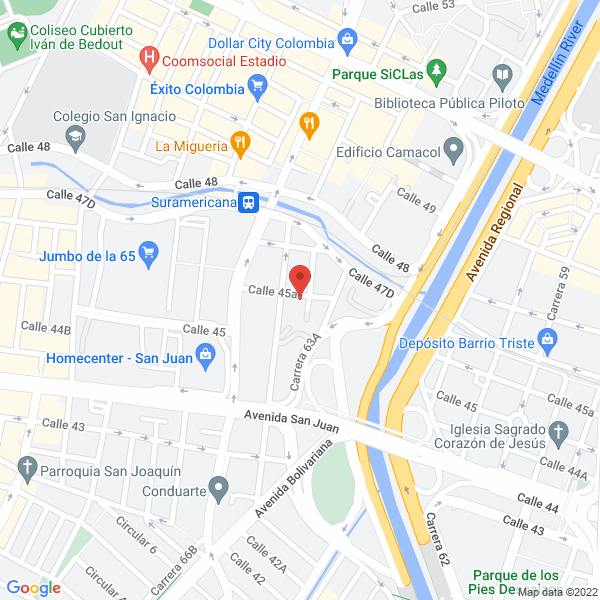 Mapa de Restaurante El Naranjal