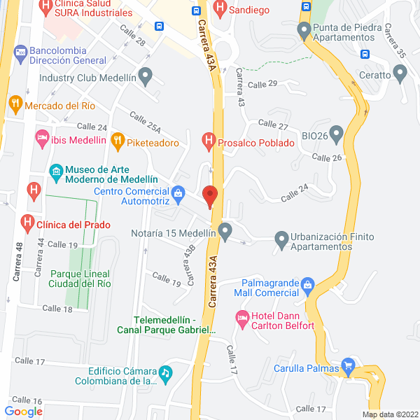 Mapa de Restaurante Híjole Manito