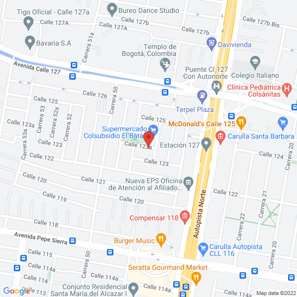 Mapa de Ríos Y Zamudio Ltda.