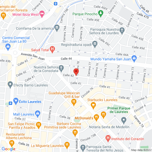 Mapa de S.A. Inversiones S.A.S.