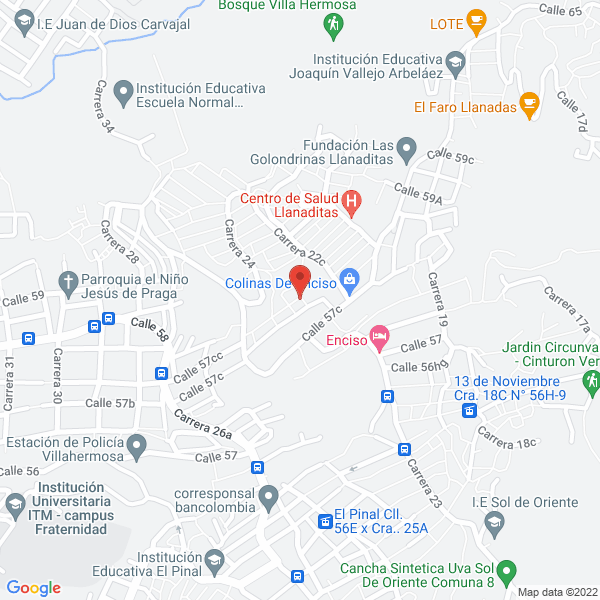 Mapa de S.O.S Servicios Y Mantenimiento