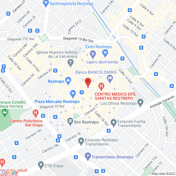 Mapa de Sacos Pantoja
