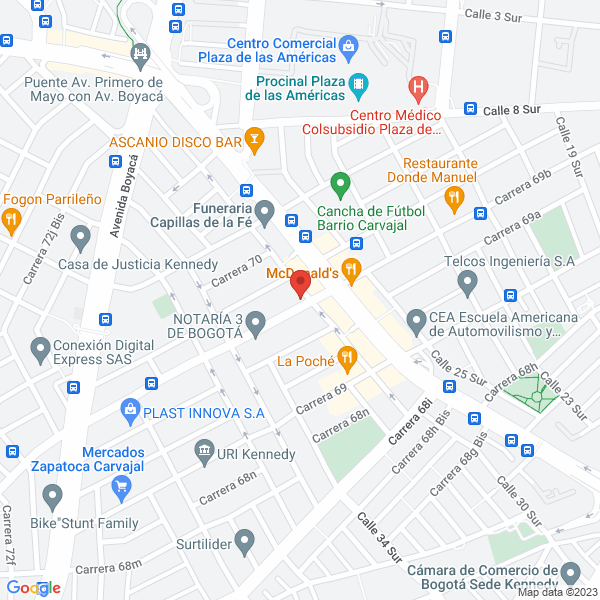 Mapa de Salon De Recepciones Salazar