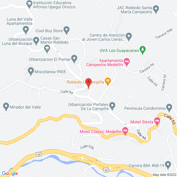 Mapa de Salsamentaria Campo Azul