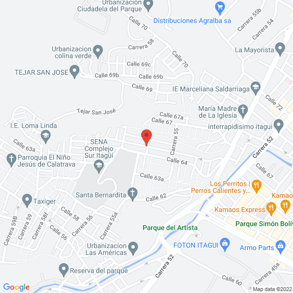 Mapa de Salsamentaria Colpri