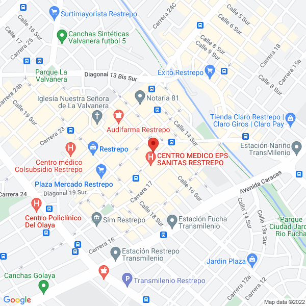 Mapa de Santeros Cubanos