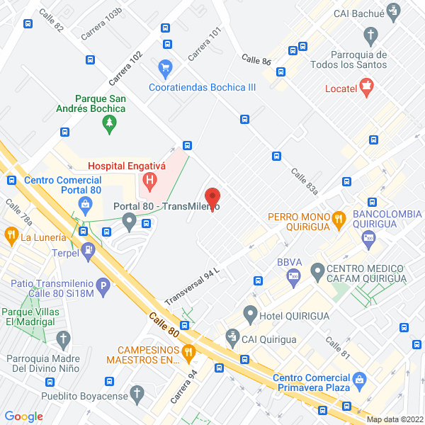 Mapa de Sastreria El Portal