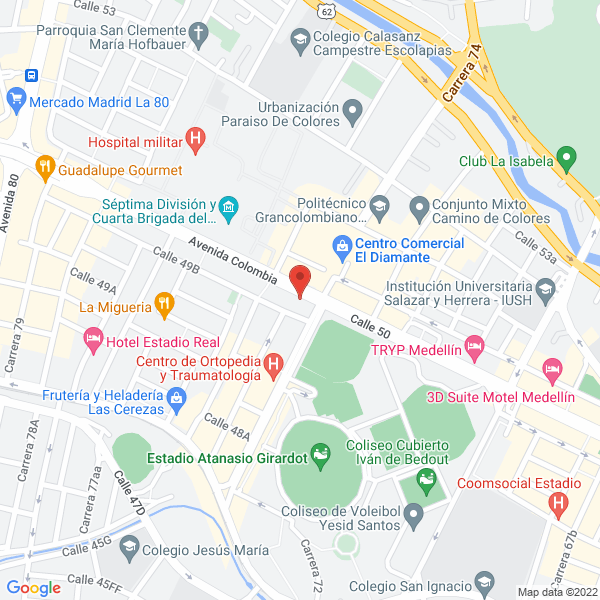 Mapa de Sastrería John Jairo Galeano