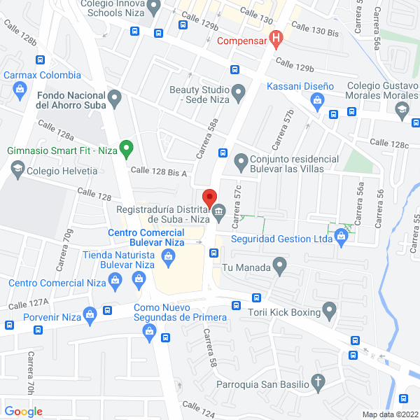 Mapa de Sastreria John Jairo Ojeda
