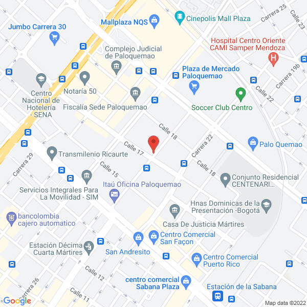 Mapa de Savifer Ltda