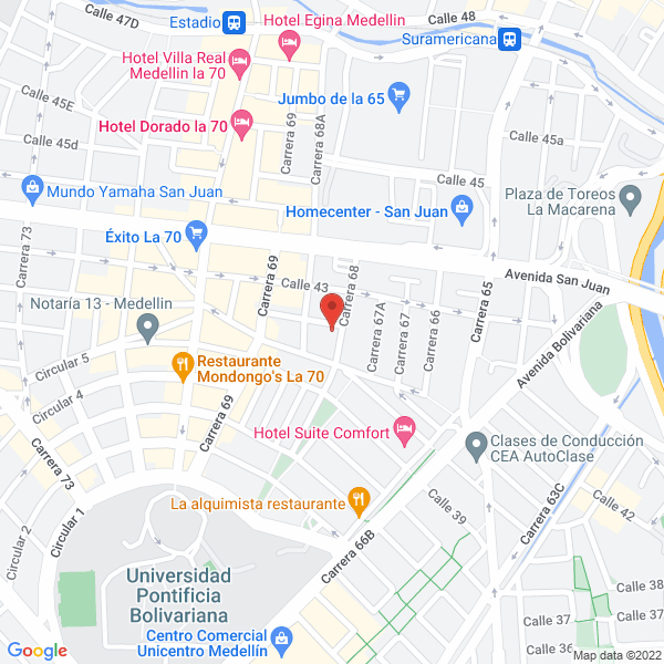 Mapa de Scl Asesorias Contables
