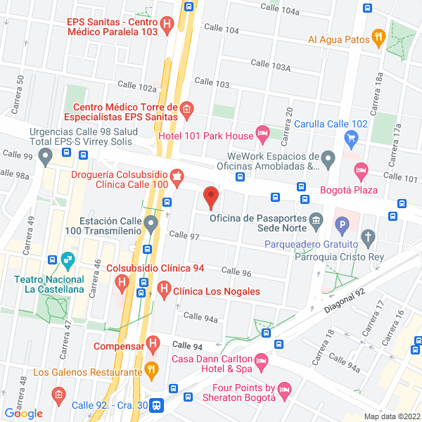 Mapa de Sepulveda Quintero & Sociados