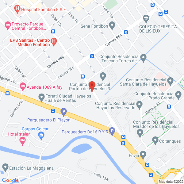 Mapa de Serviberlinas S.A.