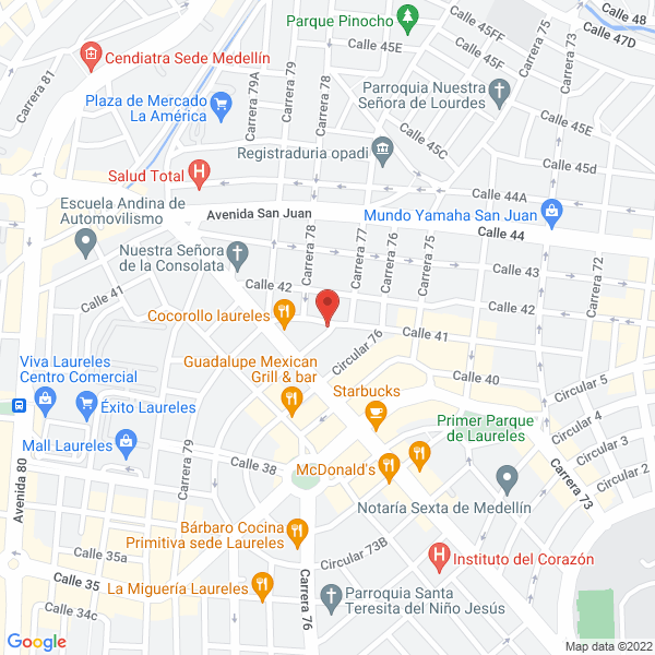 Mapa de Servicar La 78