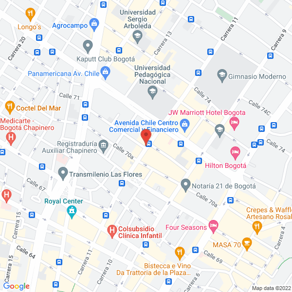 Mapa de Serviconfort Colombia S.A.
