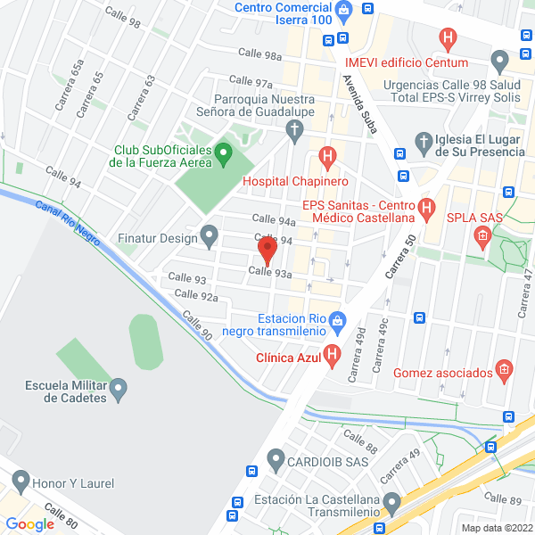 Mapa de Serviconstrucciones G&C Ltda