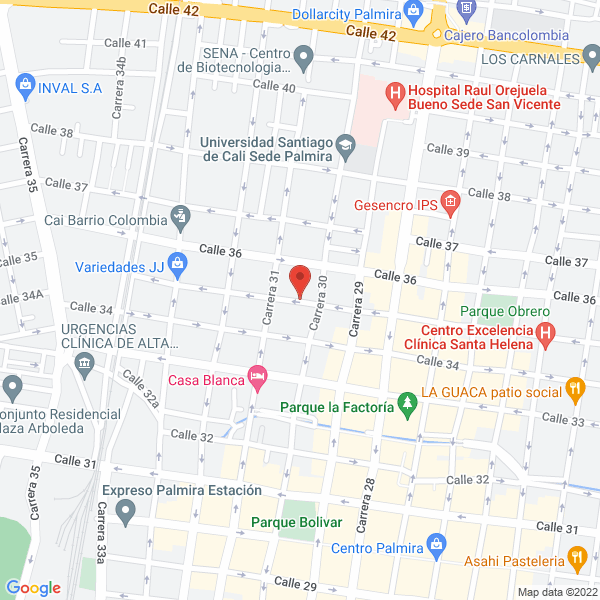 Map of Serviefectivos
