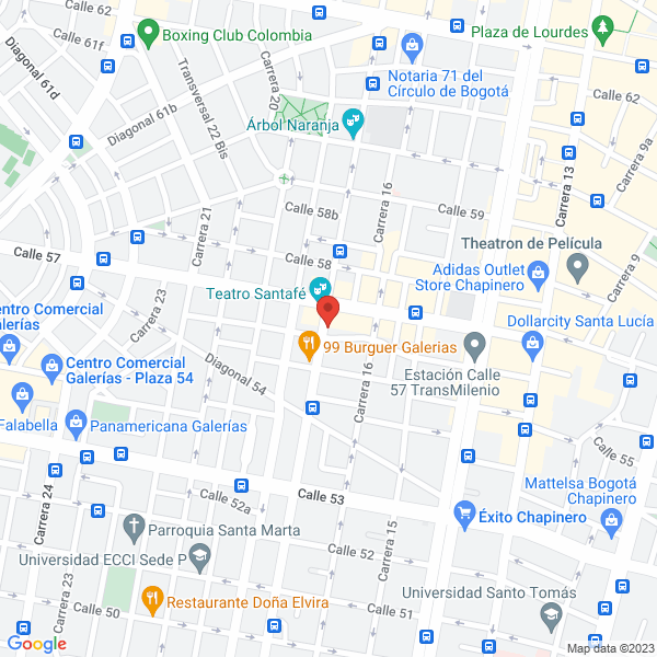 Mapa de Serviexpress Essencia