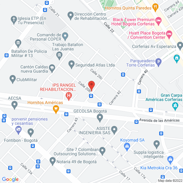 Mapa de Servilanc- Car Ltda.