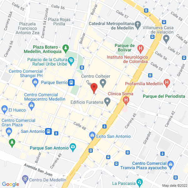 Mapa de Servimensajeros J Y M S.A.S.