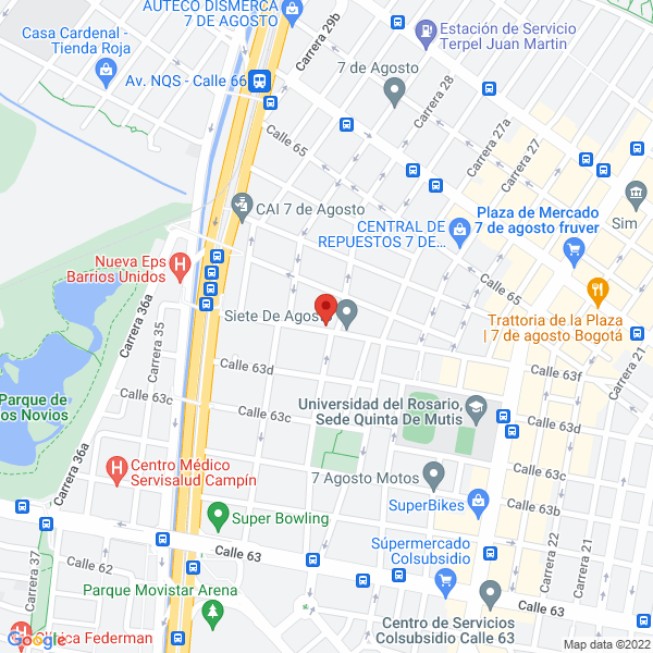 Mapa de Shultz De Colombia