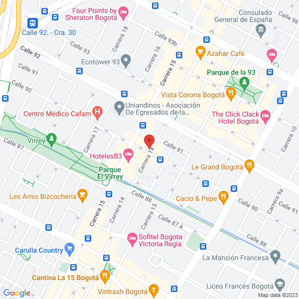 Mapa de Sínarservices