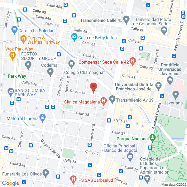 Mapa de Sindicato De Trabajadores De Avianca