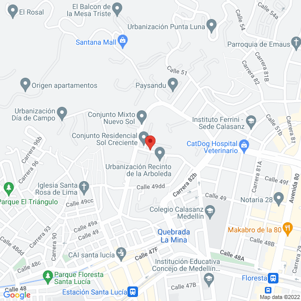 Mapa de Sinergia Andino S.A.S.