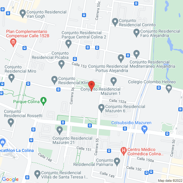 Mapa de Sinergia Comunicaciones S.A.S.