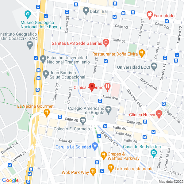 Mapa de Sociados Gestiones Y Soluciones Ltda.