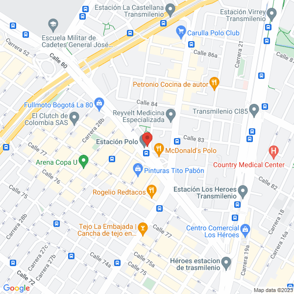 Mapa de Sociedad De Comercialización Internacional Grupo Empresarial De Comercio Internacional Ltda.