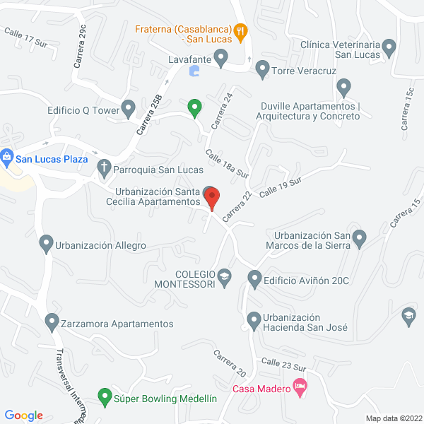 Mapa de Taller Bonito De Decoración