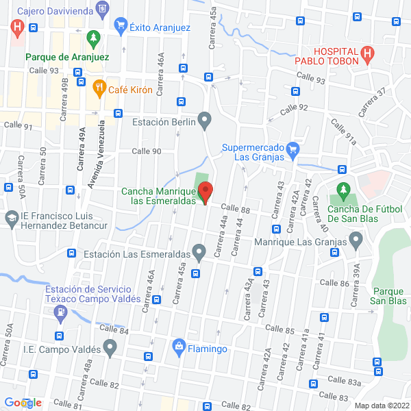Mapa de Taller Cancha