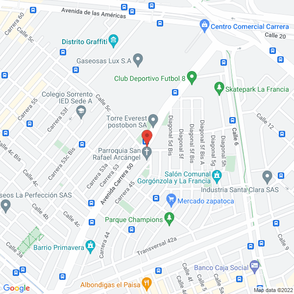 Mapa de Tapetes Durán