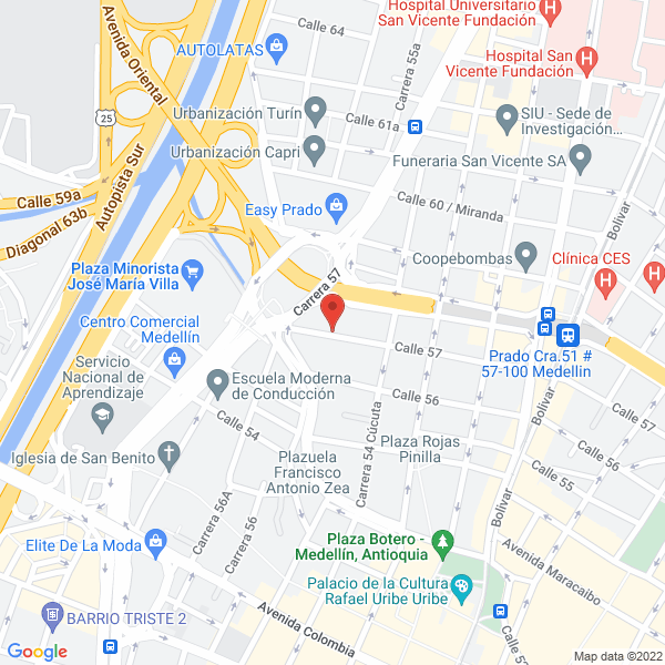 Mapa de Tapicería Alejandro Villa