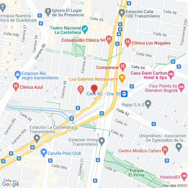 Mapa de Tecno Agricola Los Naranjos Ltda