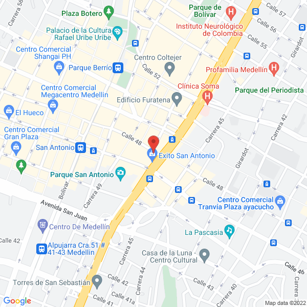 Mapa de Texas Asaderos De Pollos