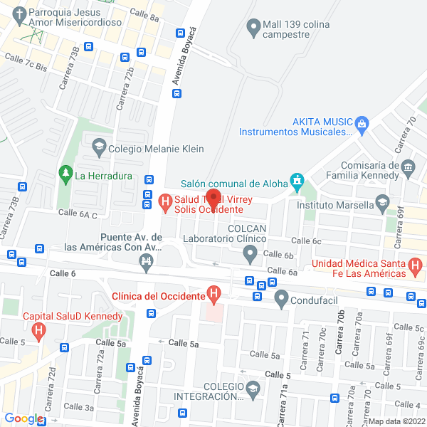 Mapa de Thera Biologics S.A.S.