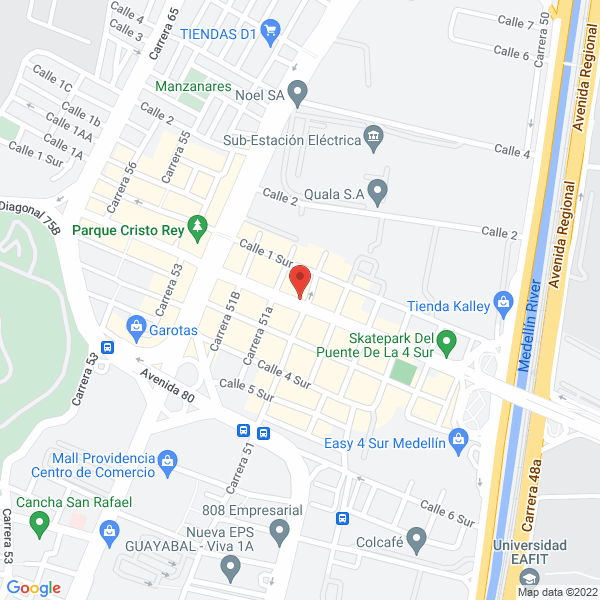 Mapa de Tienda Mixta El Universo