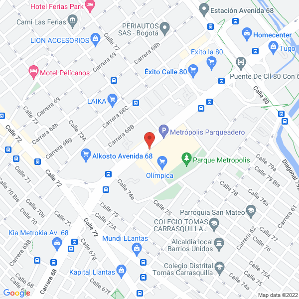Mapa de Tiendas Oro