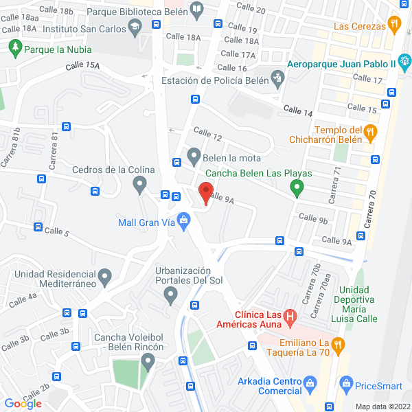 Mapa de Toques De Belleza Peluquería