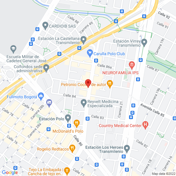 Mapa de Trasla2S S.A.S.