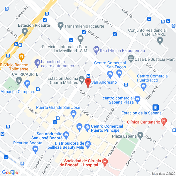 Mapa de Trasvac E.U.